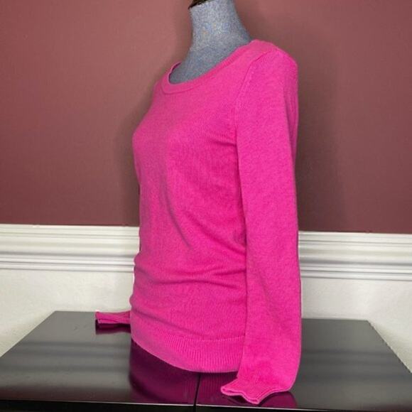 Banana Republic Pink and Gold Crew Neck Sweater sz S - Picture 2 of 3